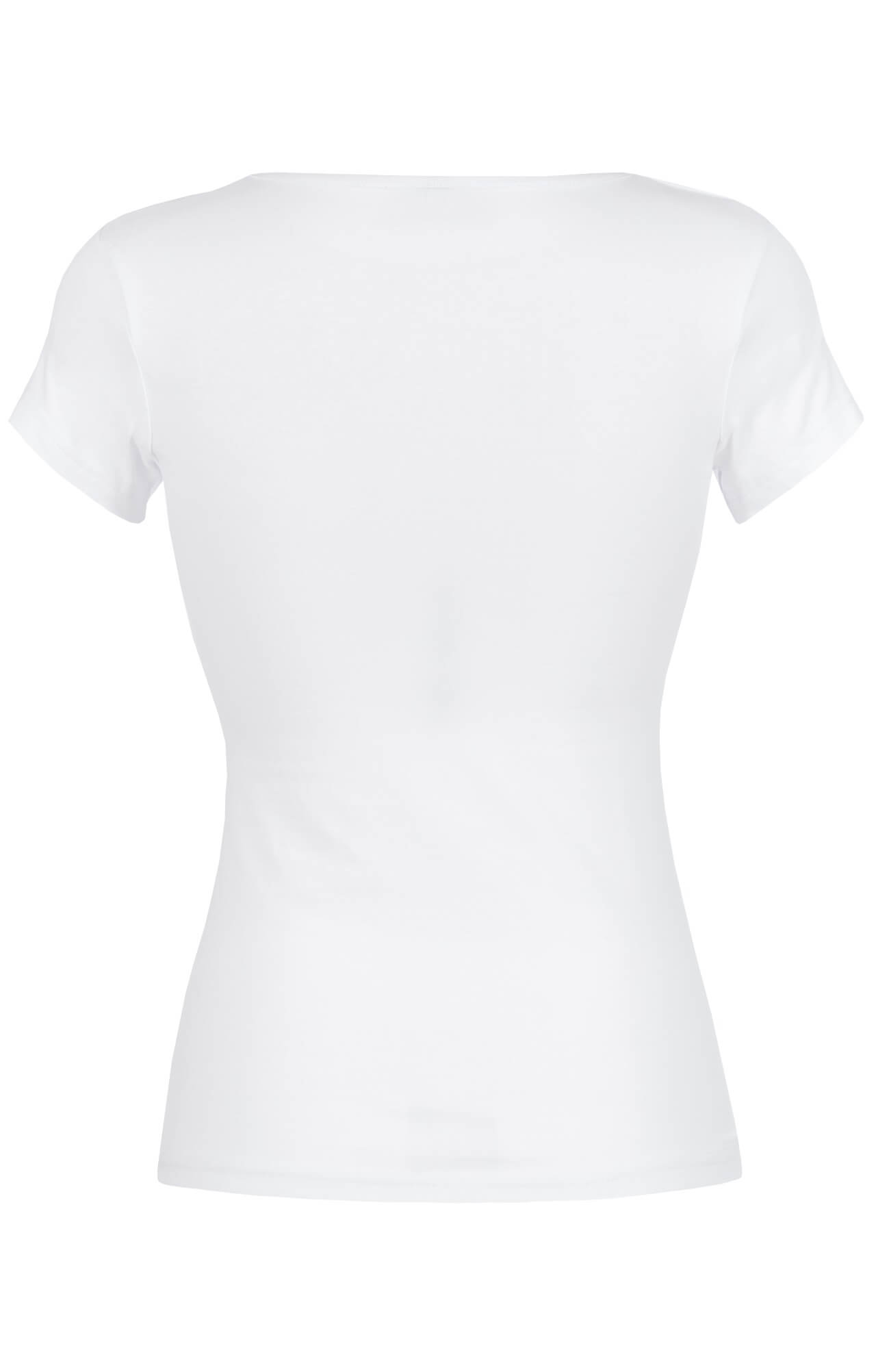 62138 Футболка женская белая LUXE  Одежда для официантов  размер S  - Вид №3