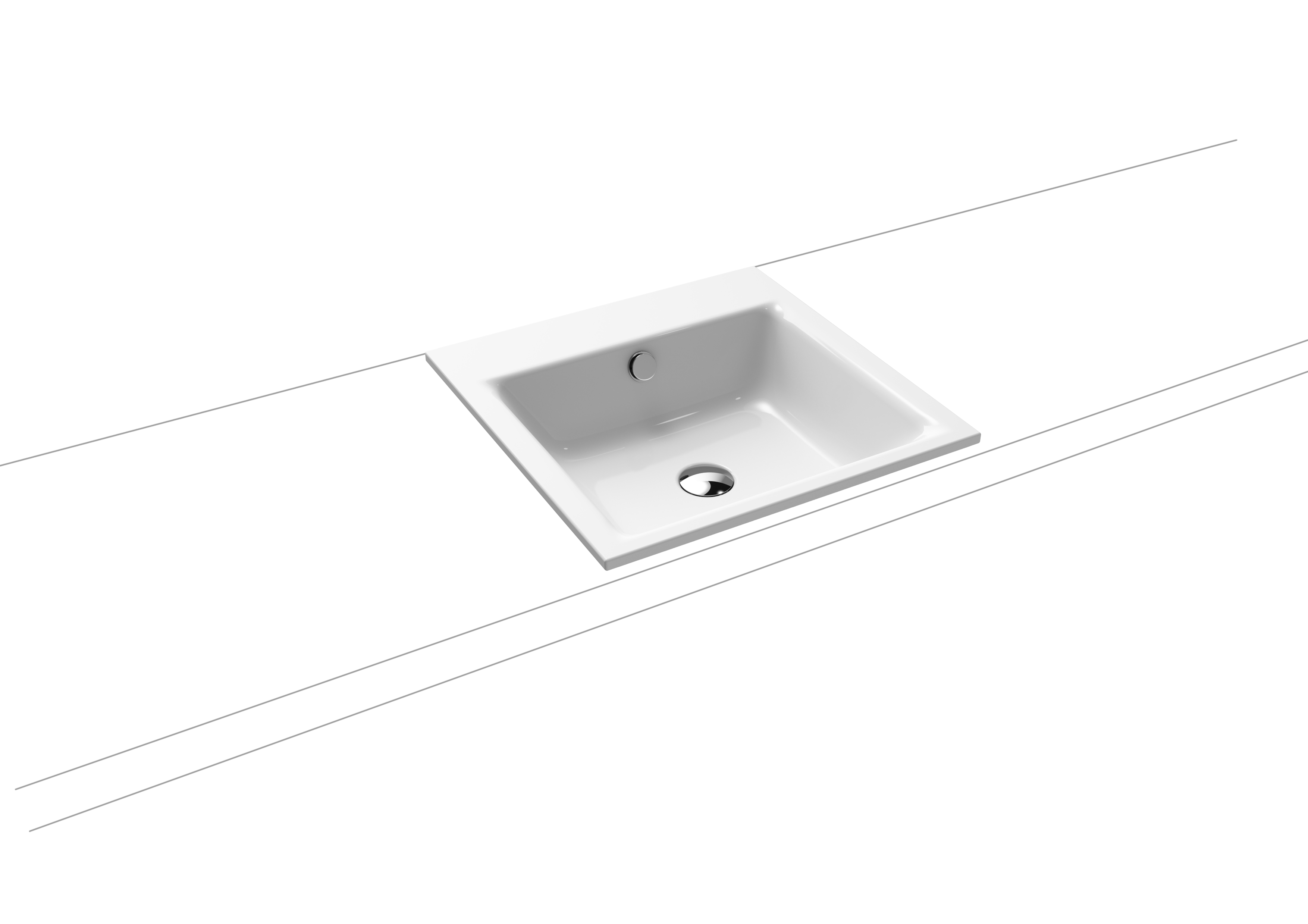 Умывальник KALDEWEI Сталь эмалированная 3150 24 багамский бежевый 3150306024  - Вид №1