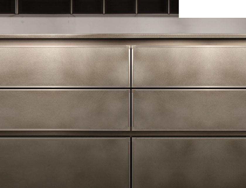 Giorgetti Модульная деревянная кухня со встроенными ручками sun-id-1380092 - Вид №3