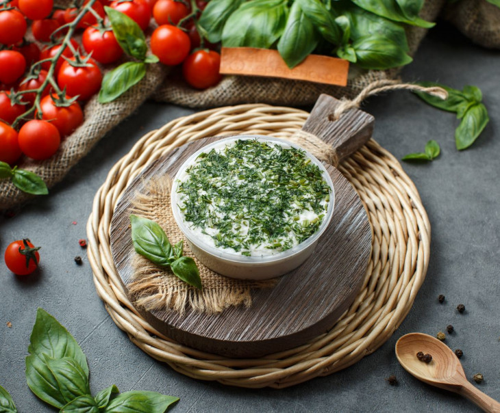 6690 Сало белорусское с чесноком и зеленью (бутербродное) Вкусляндия 