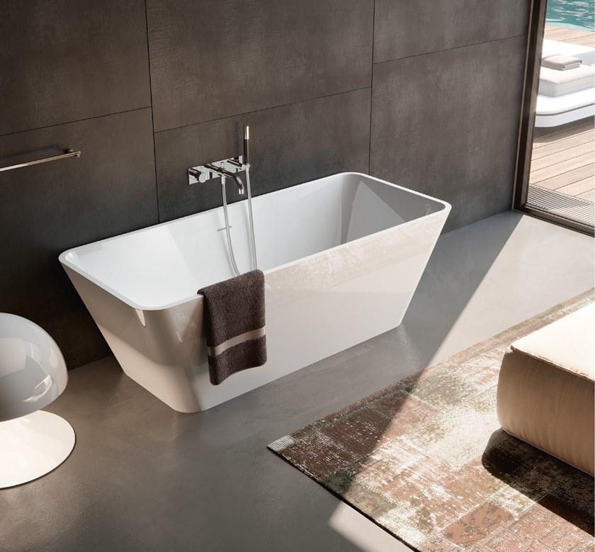 Gruppo Treesse Отдельностоящая прямоугольная ванна Free standing sun-id-1438466 - Вид №1