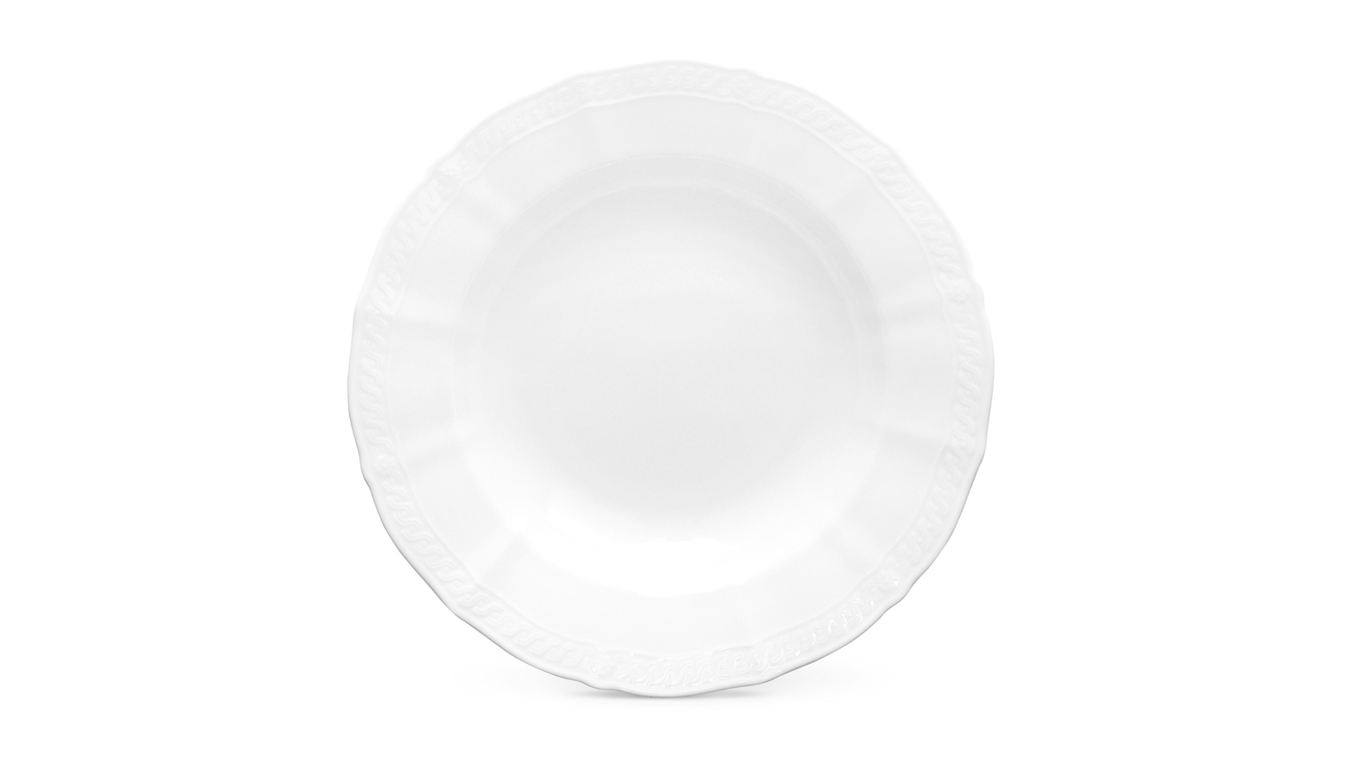 10581294 Noritake Тарелка суповая Noritake "Шер Бланк" 24см Фарфор  - Вид №1