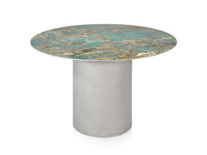Круглый стол с бетонным основанием