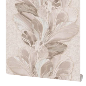 Обои бумажные Московская обойная фабрика Аркадия кофейные 0.53 м 6341-3