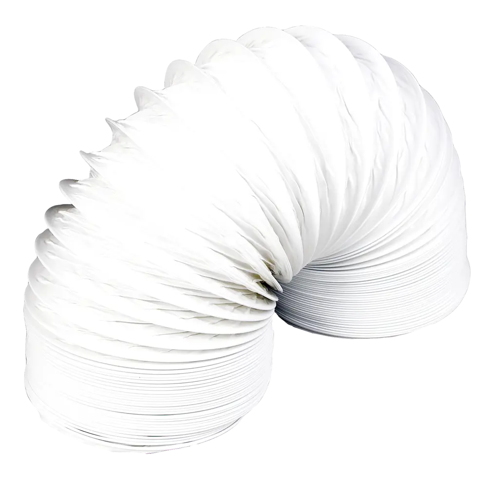 Воздухоотвод гибкий армированный Era D100 мм ПВХ цвет серый STLM-2135923