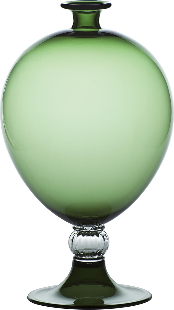 10627275 VENINI Ваза 32х20см "Веронезе" (зеленое яблоко) Стекло 
