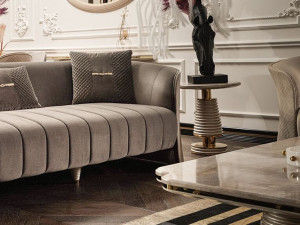 Круглый журнальный столик для гостиной