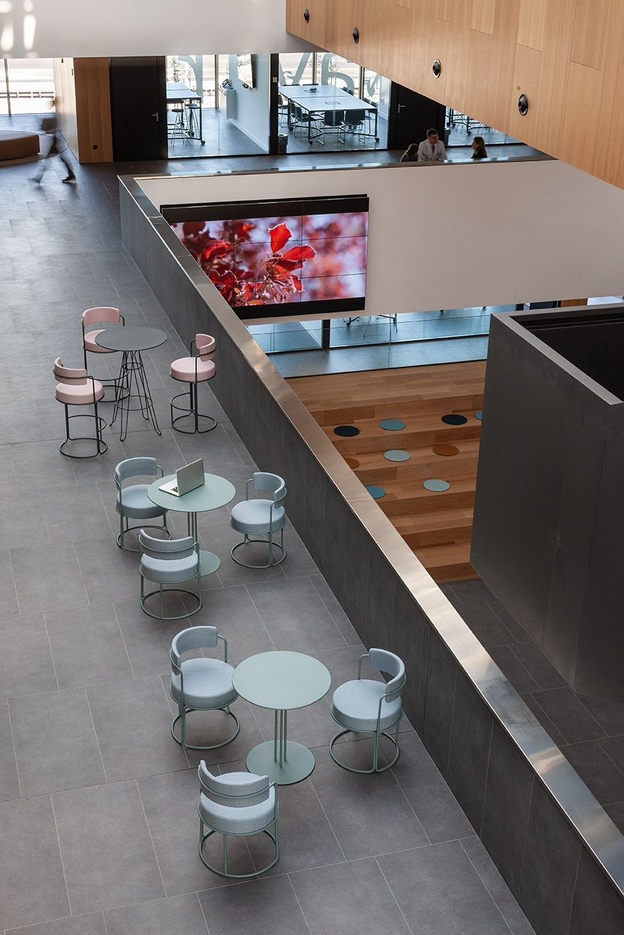 Стальной круглый садовый стол iSimar Paradiso ARCH-00098645 - Вид №9