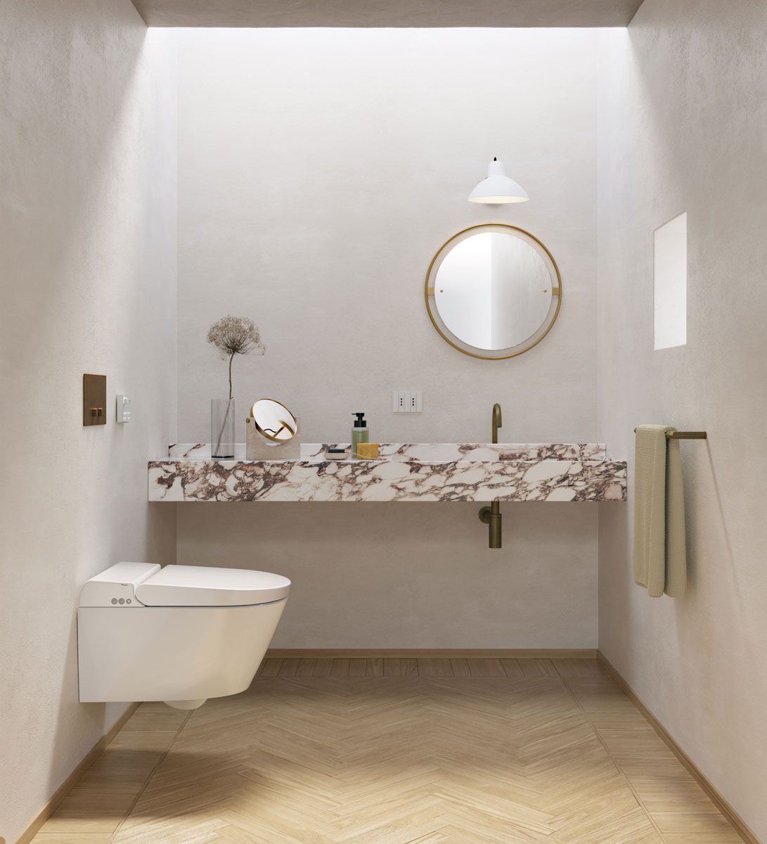 Подвесной туалет биде GSI ceramica Wclean - Умный туалет ARCH-00070894 - Вид №1