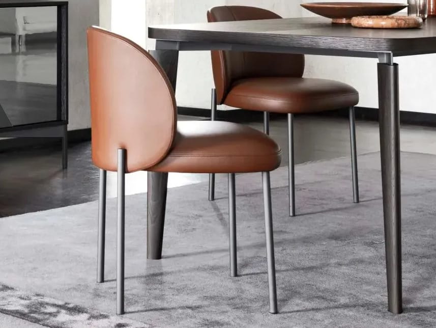 Кожаный мягкий стул Alf DaFrè Raku ARCH-00031795