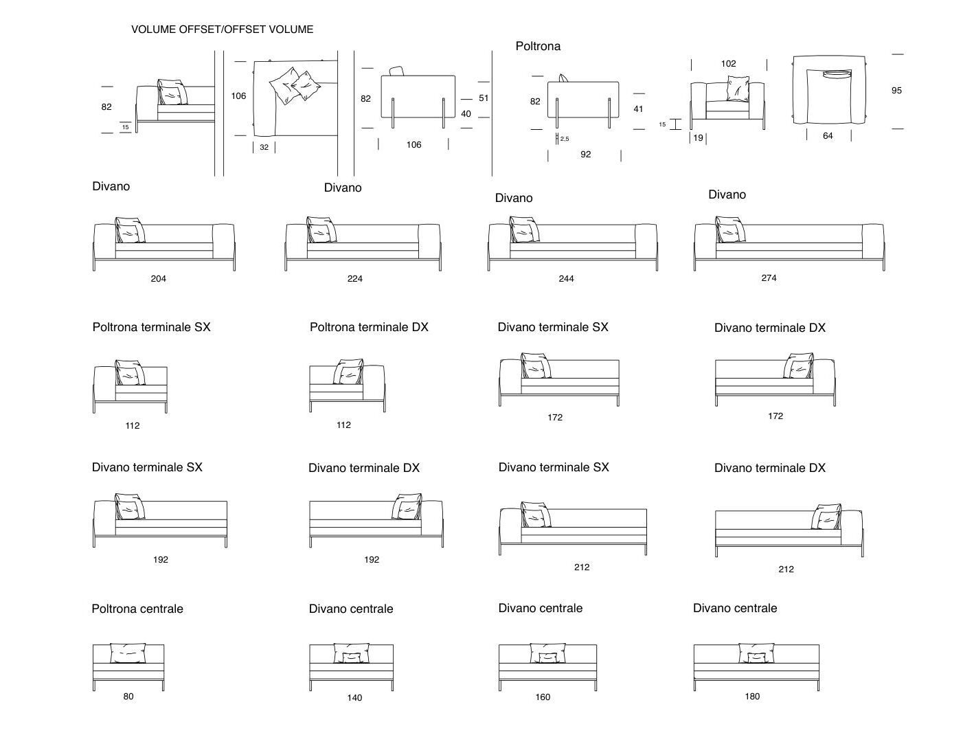 Ткань диван Former In Italia ARCH-00046792 - Вид №3