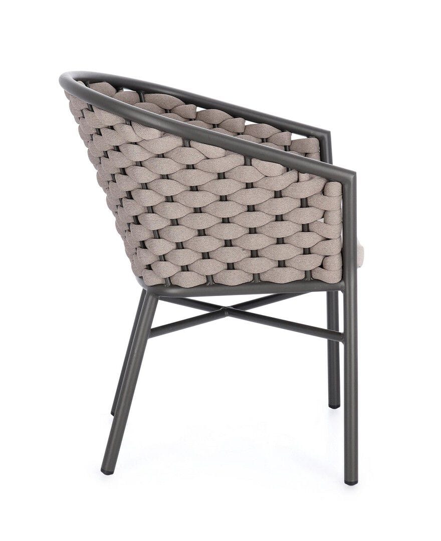 Веревочный штабелируемый садовый стул с подлокотниками BIZZOTTO MARGALIDA ARCH-00005680 - Вид №17