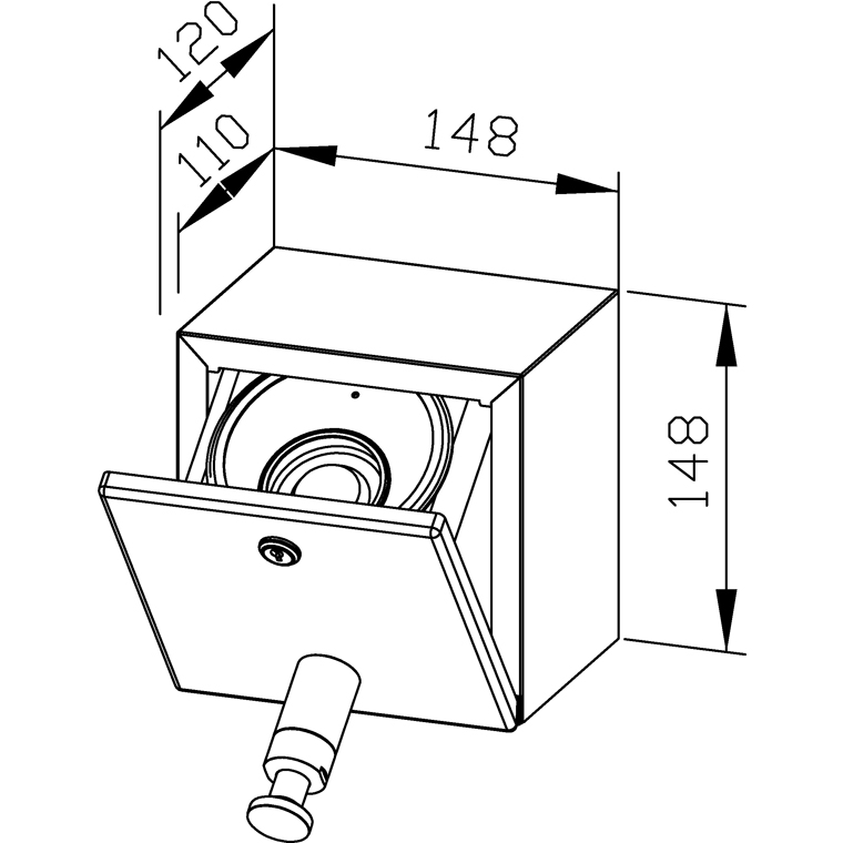 728110 Дозатор жидкого мыла WP105 WAGNER_EWAR A-LINE Wagner Ewar  - Вид №1