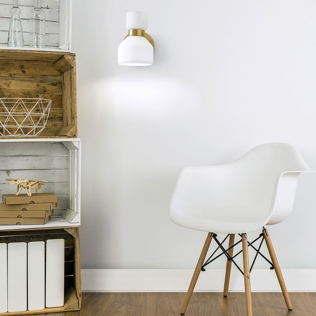 Miloox 1744.17 Настенный светильник из матовой латуни FIFTY. - Вид №1