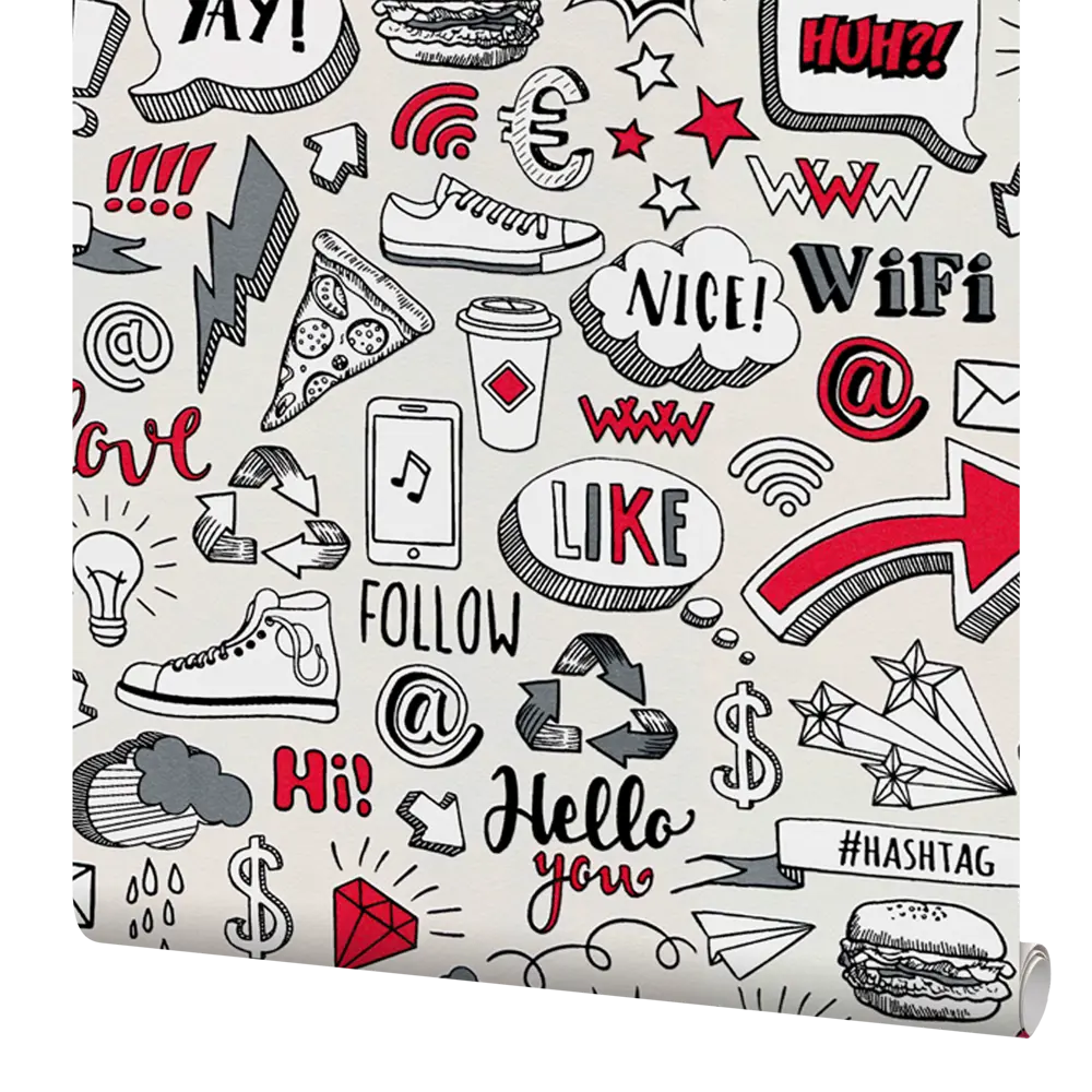 Обои флизелиновые Erismann Sweet and Cool бежевые 0.53 м 10163-10 STLM-2127020