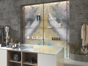 Декоративная панель из алюминия, стекла или ПММА