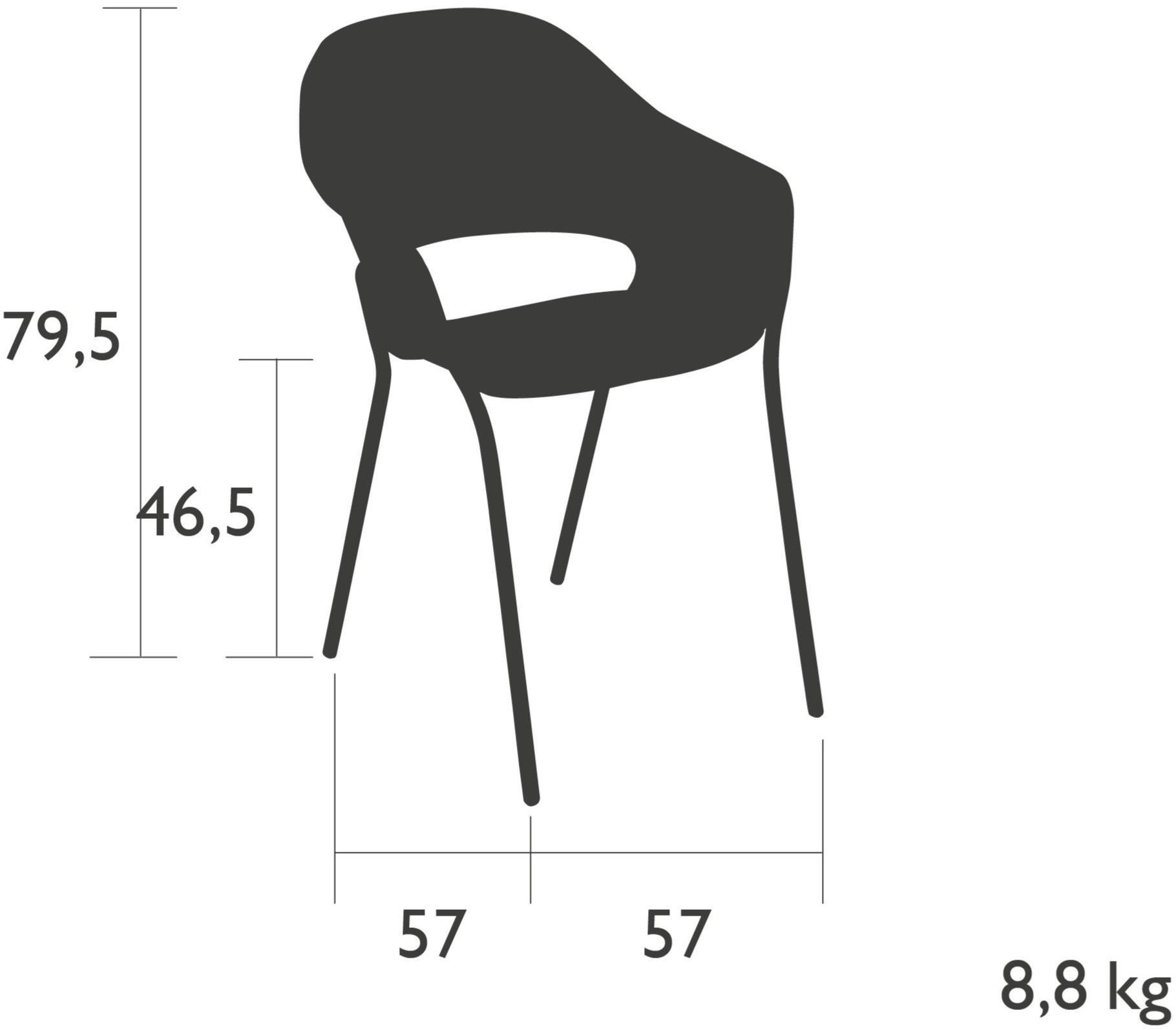 Fermob Штабелируемый садовый стул из стали Kate 7302 - Вид №5