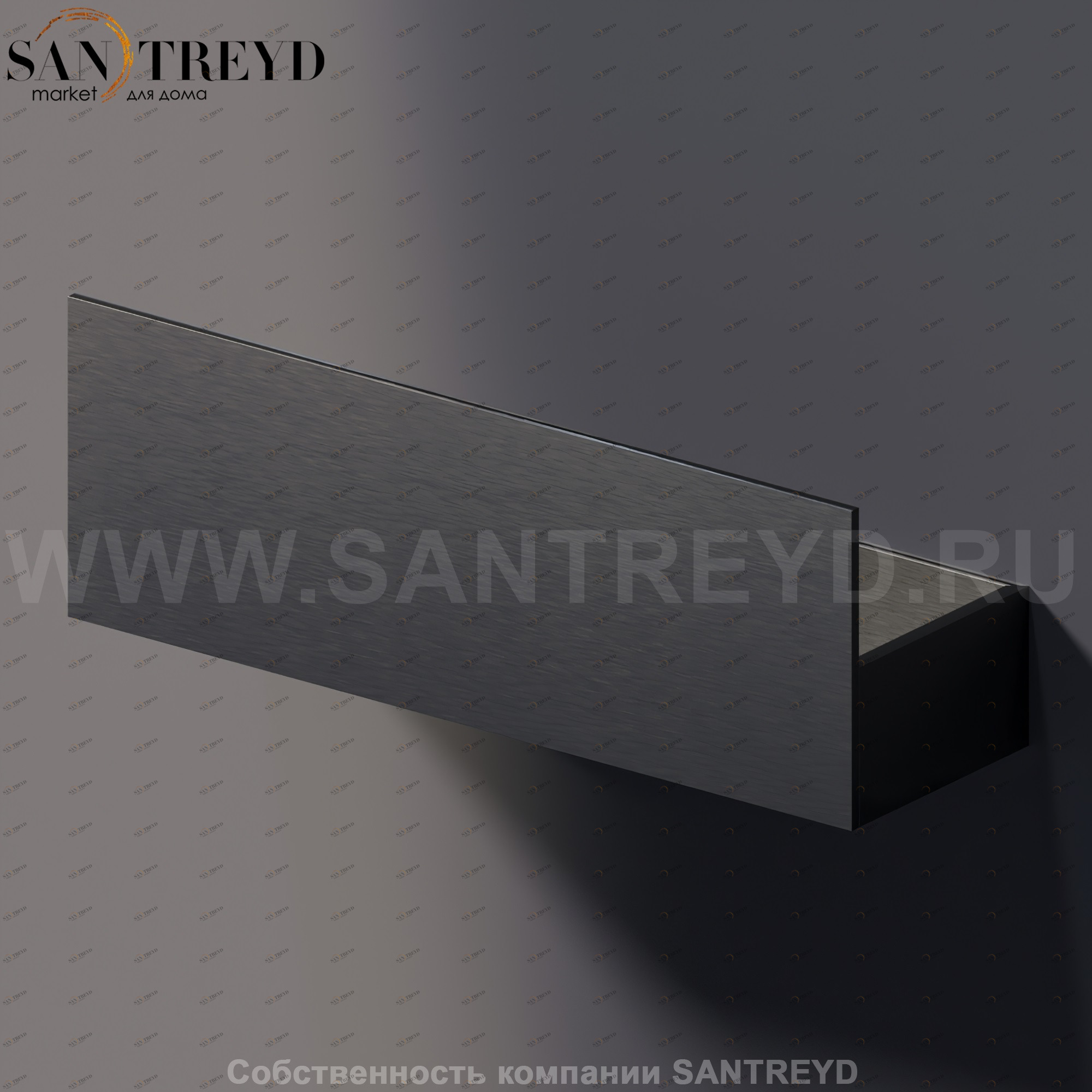 Agape SEN Полка 40 см черная ASEN0921N