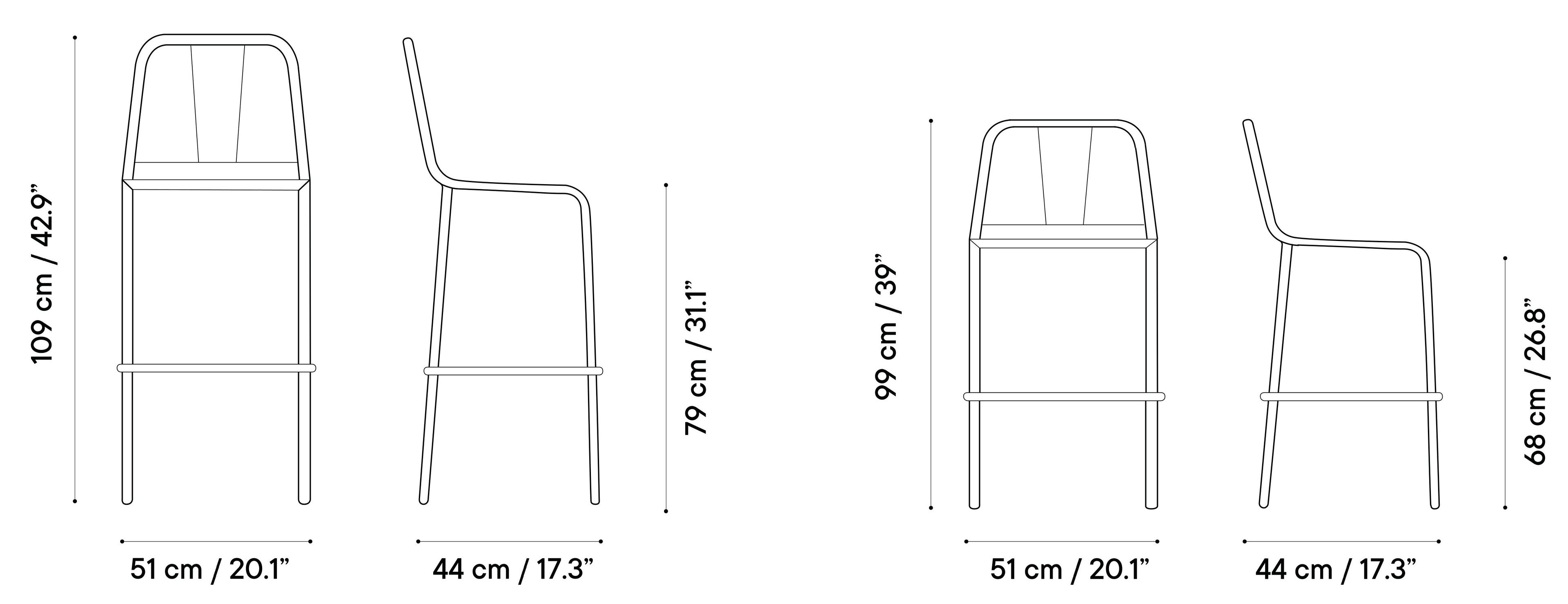 Алюминиевый штабелируемый садовый стул iSimar Napoles ARCH-00114047 - Вид №3