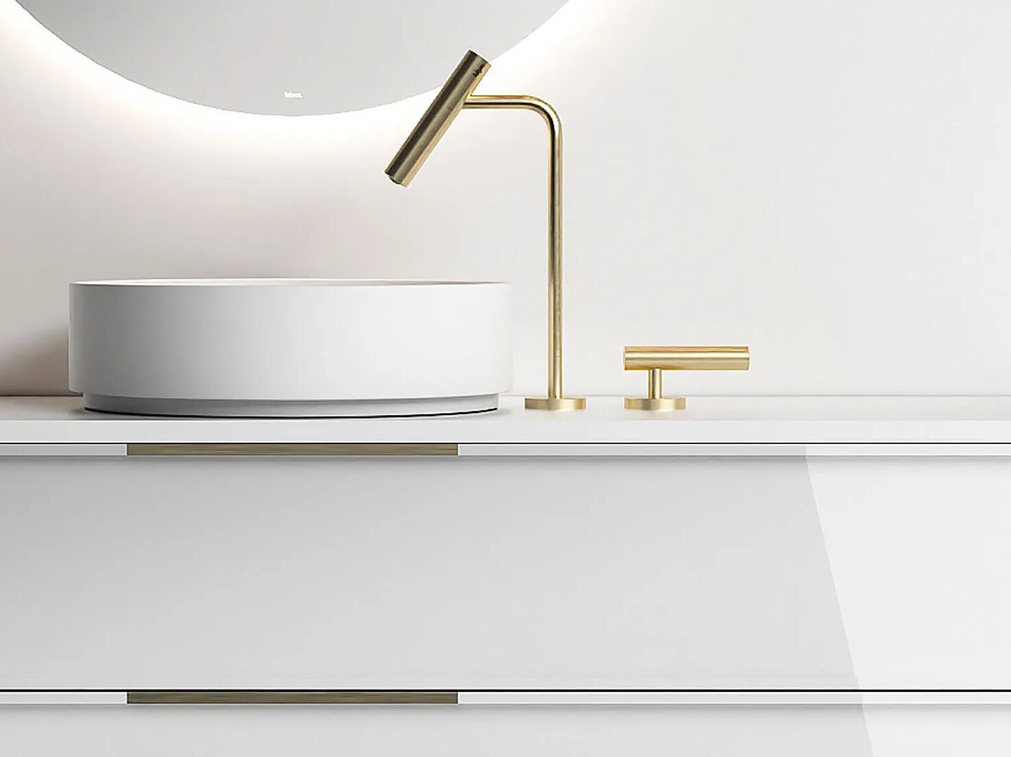 Подвесной умывальник Cristalplant® с ящиками Falper ViaVeneto Frame ARCH-00057791 - Вид №1