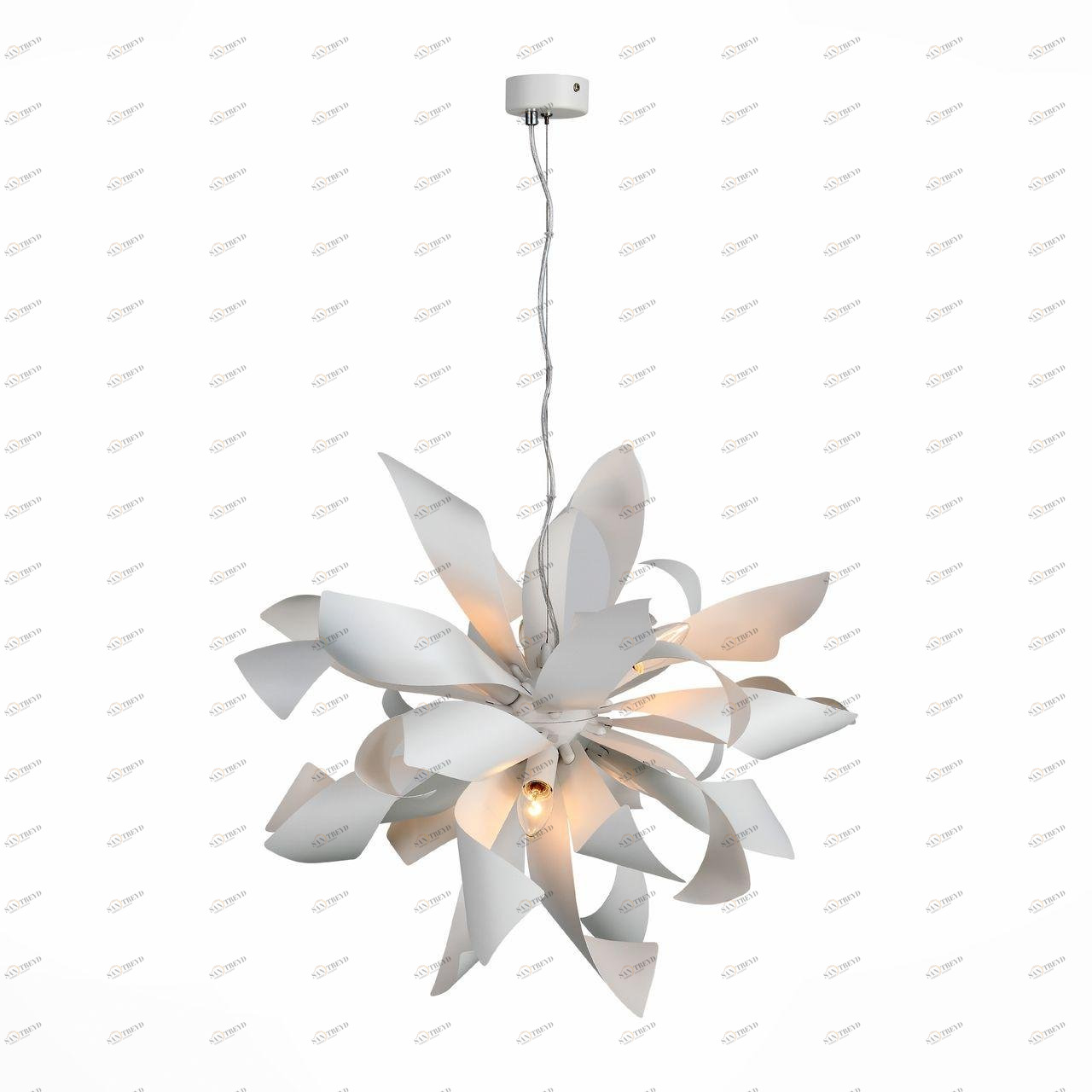 Дизайнерская подвесная люстра ST Luce Spiraglio SL453.503.06 белая ST LUCE ДИЗАЙНЕРСКИЕ 108706 Белый 