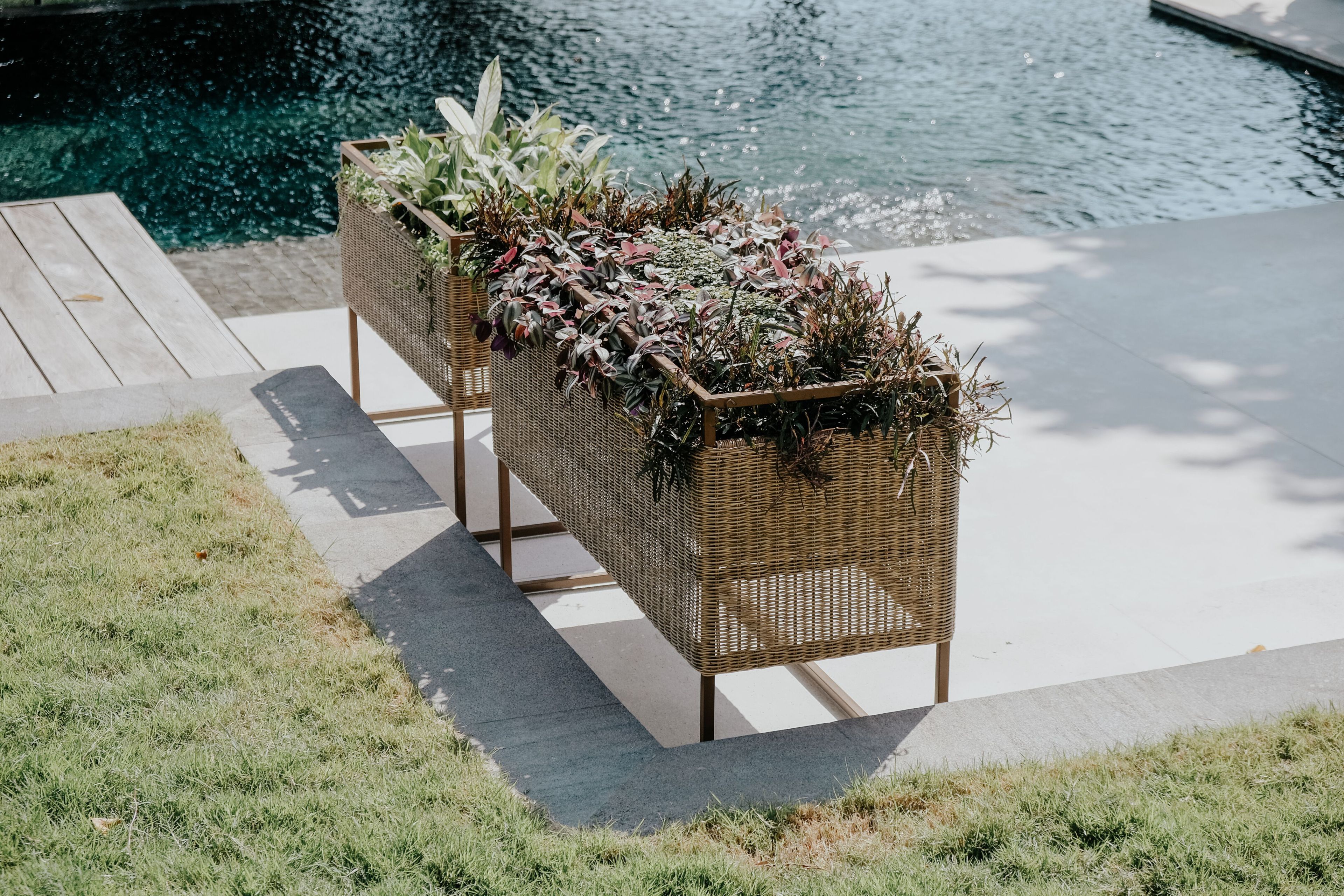 Прямоугольная плантатор из синтетического волокна cbdesign Tecno ARCH-00021024 - Вид №1