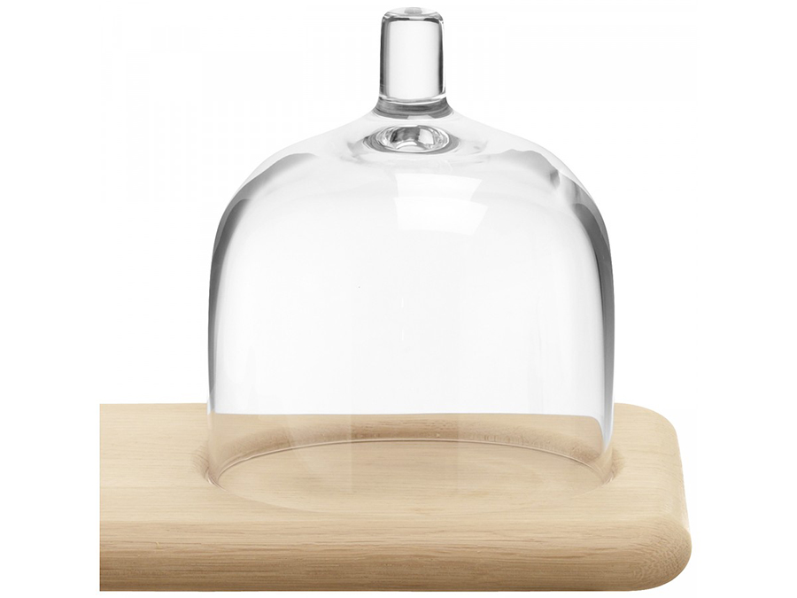 Блюдо сервировочное со стеклянным куполом 35.5 см Paddle LSA International G116335301 - Вид №4