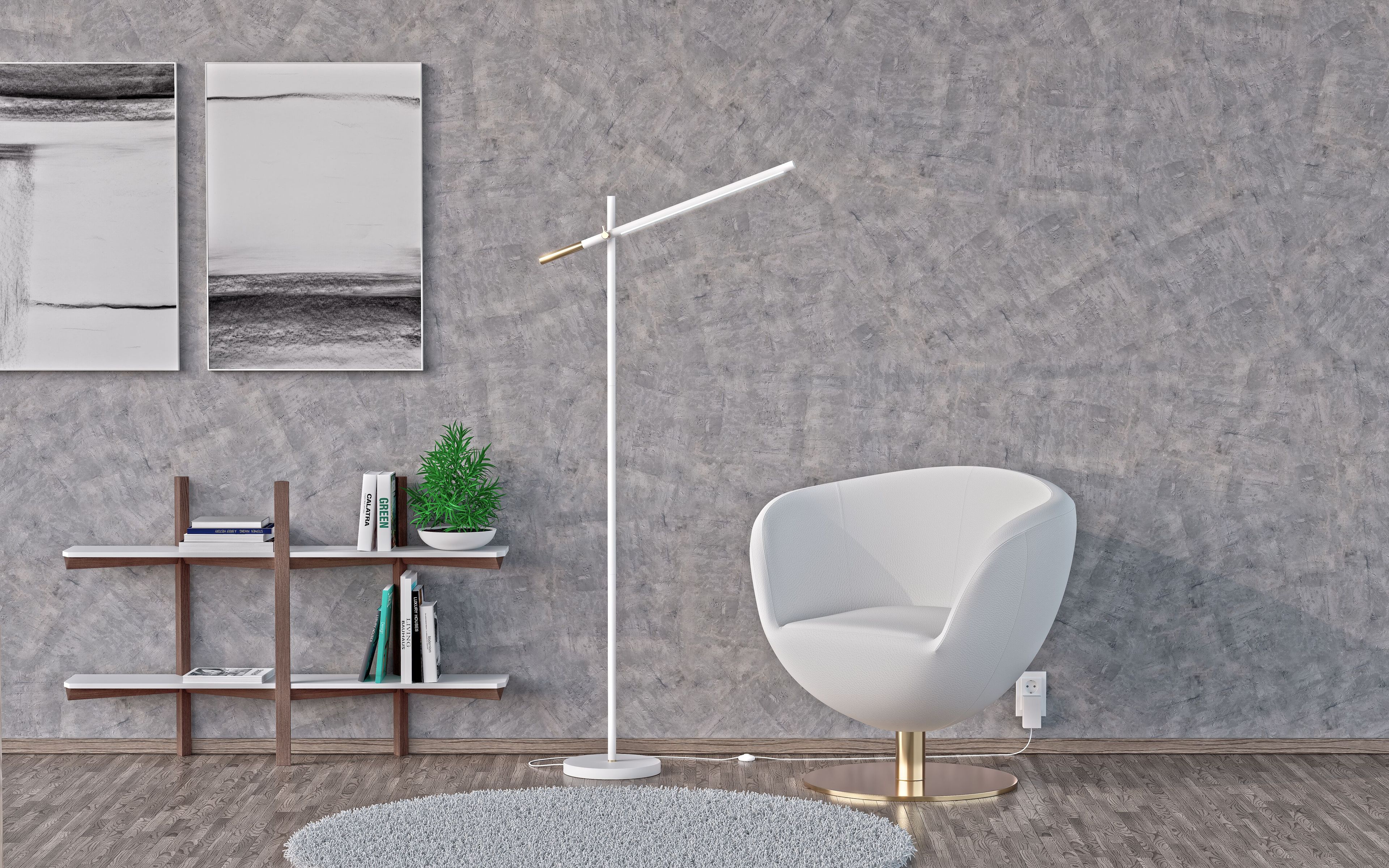 Регулируемый светодиодный торшер Valaisin Grönlund этаж ARCH-00128625 - Вид №5