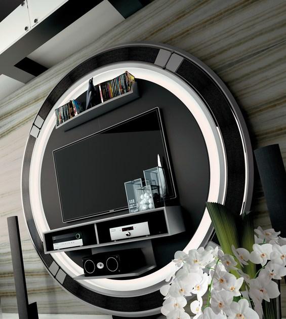 Vismara Design Лакированная тумба под ТВ с системой управления кабелями Desire sun-id-1379119 - Вид №3