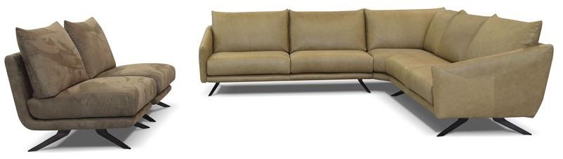 Rossini Sofas Угловой диван в коже Atene sun-id-1443322 - Вид №6