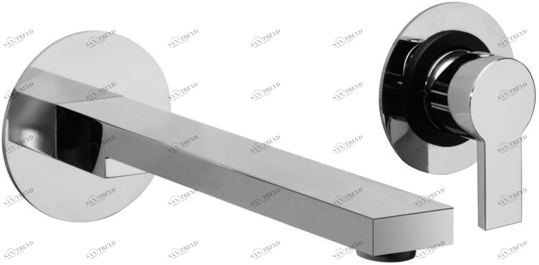 GEDA Смеситель для раковины, настенный, однорычажный, на 2 отверстия Iko Santreyd sun-id-1501240