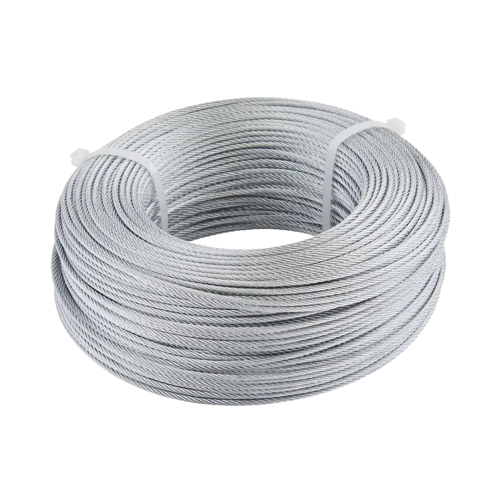 Трос Standers стальной оцинкованный DIN 3055 2 мм цвет серебро 100 м/уп STLM-2033857 - Вид №5
