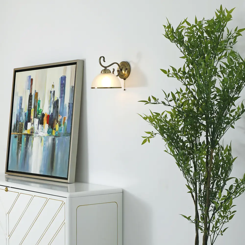 Светильник бра настенный Schaffner Palatino цвет бронза STLM-2169087 - Вид №11