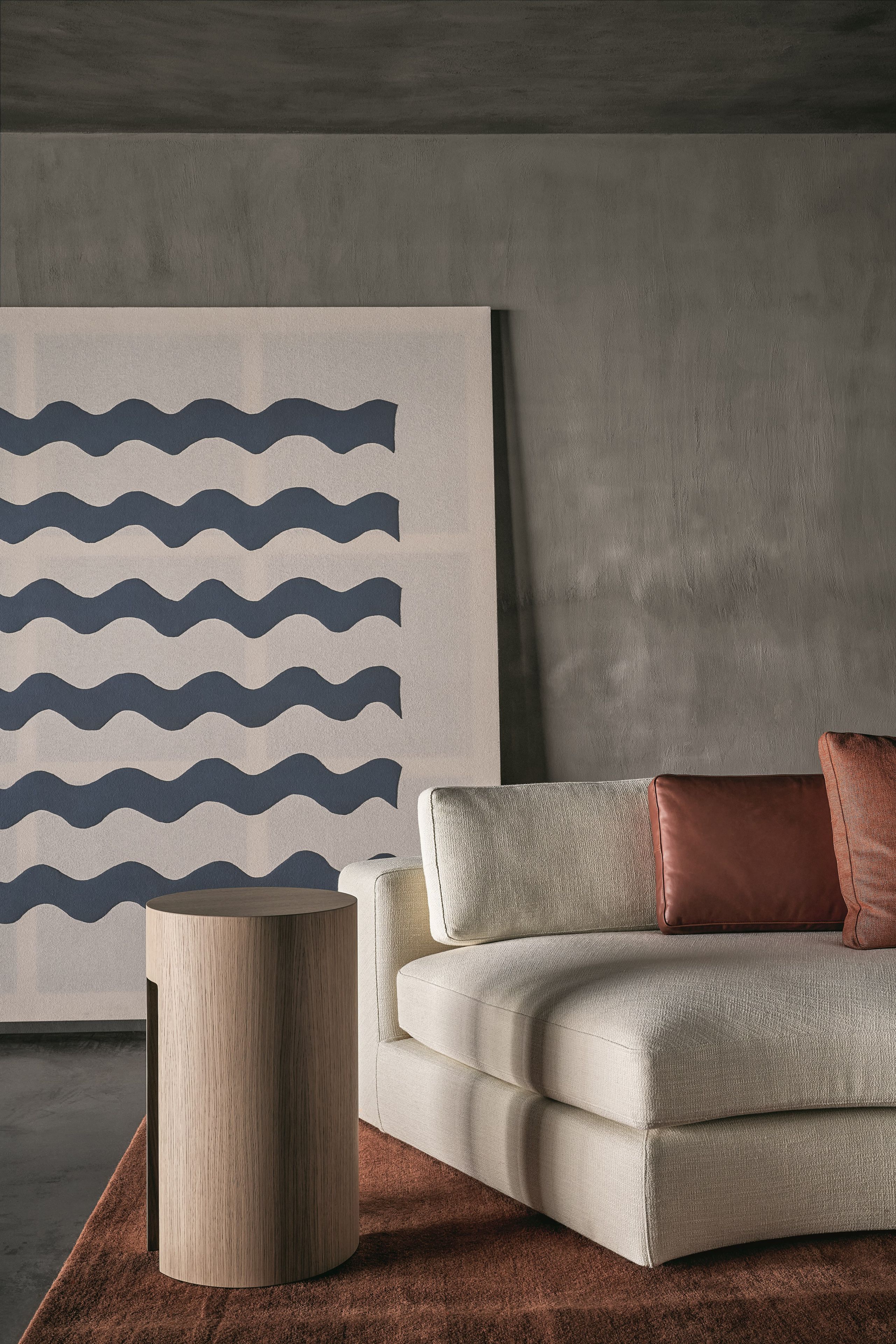 Ткань изогнутый съемный диван Meridiani Harold ARCH-00034371 - Вид №4