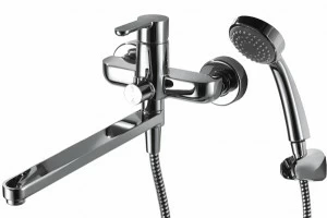 Смеситель для ванны излив 300 мм с аксессуарами STREAM F63783C-LB bravat