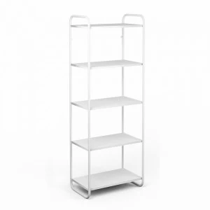 Стеллаж узкий белый Bauhaus WOODI  00-3966322 Белый