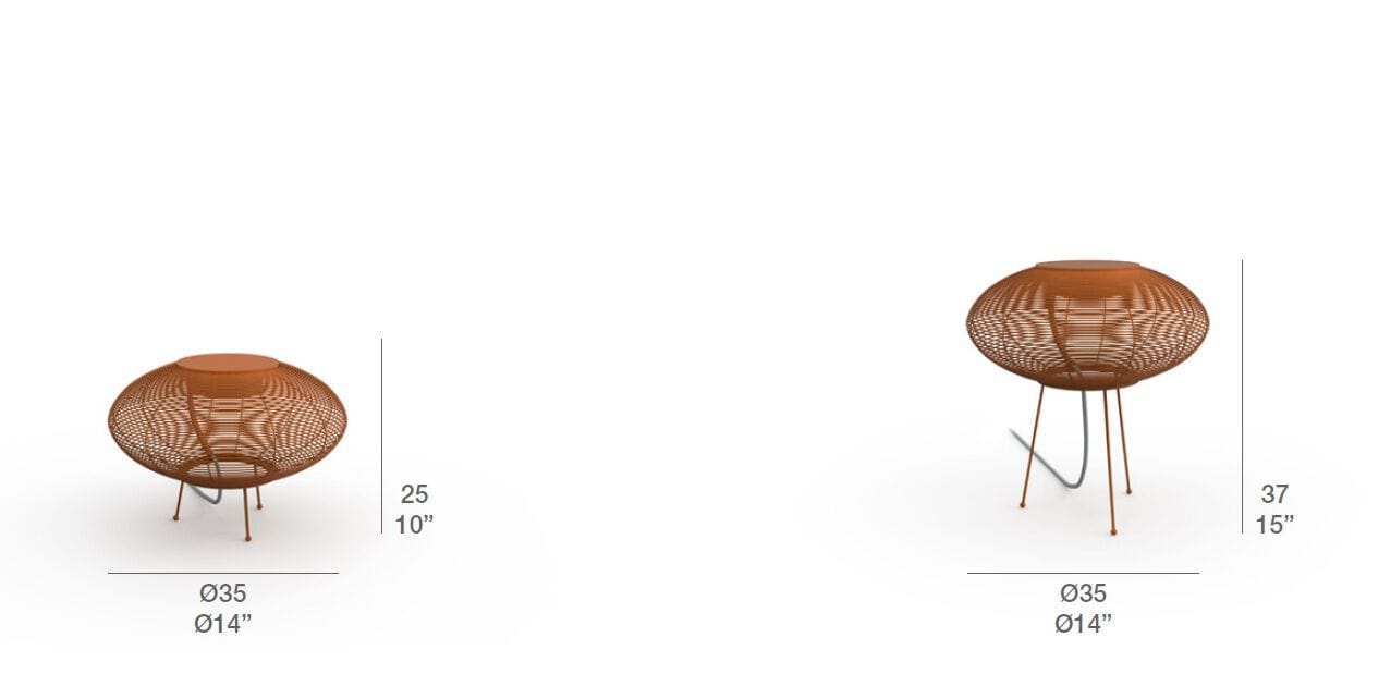 Стальная настольная лампа с порошковым покрытием GANDIABLASCO воздух ARCH-00027142 - Вид №6