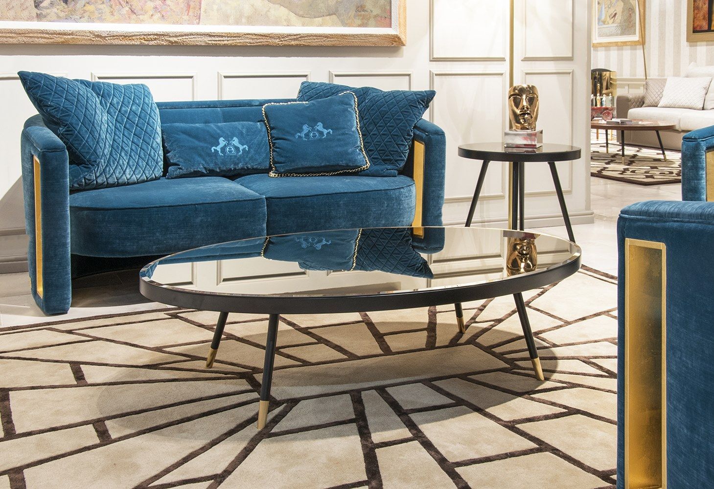 Деревянный овальный журнальный столик Formitalia Glam ARCH-00069700 - Вид №6