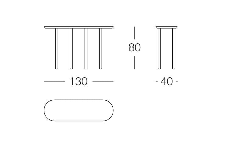 Деревянная овальная консоль Frigerio Roll-O ARCH-00030815 - Вид №8