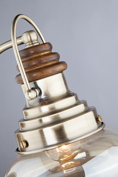 Бра со стеклянным плафоном бронзовое Bogates 266/1 BOGATES GUSTAVO 00-3928217 Бронза;зеркальный  - Вид №1