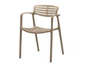 Полипропиленовый стул с подлокотниками