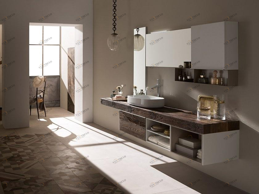 RAB Arredobagno Подвесная тумба под умывальник Soul wood 23