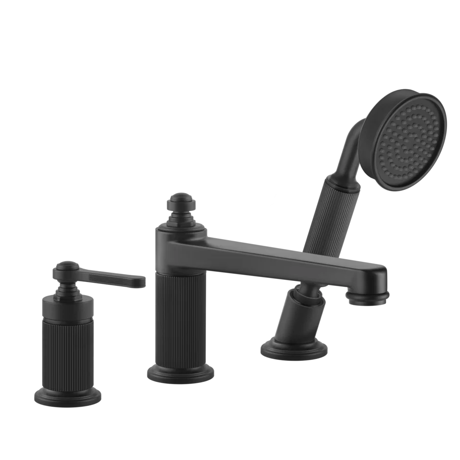 Смеситель для ванны 65037 299 Gessi Venti20 МАТОВО-ЧЕРНЫЙ 65037299