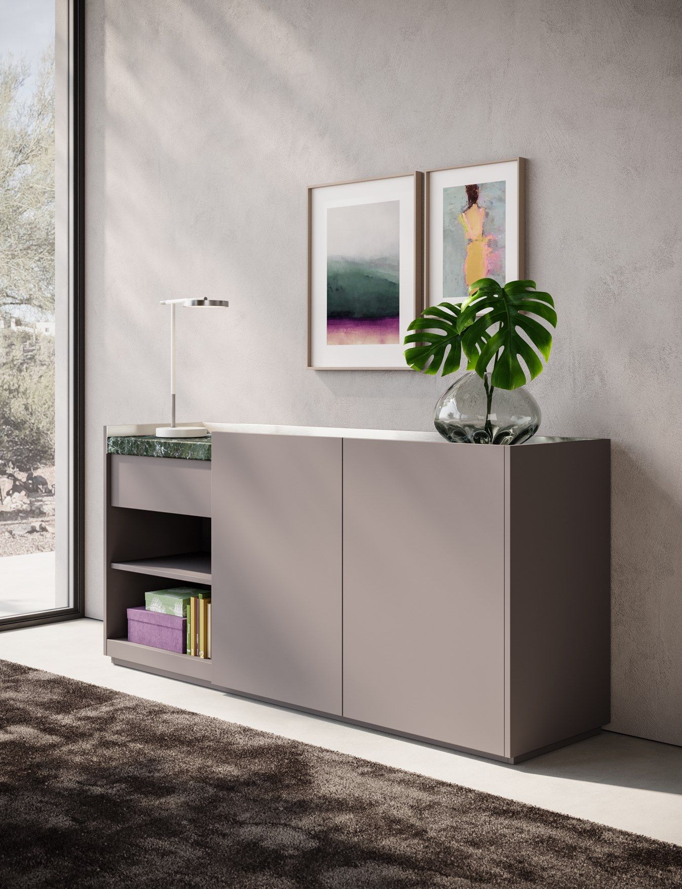 Деревянный офисный шкаф с распашными дверями PROF Block 2.0 ARCH-00096353 - Вид №11