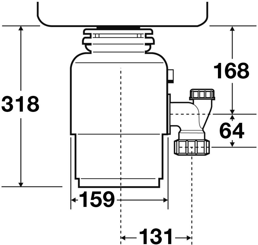InSinkErator Измельчитель пищевых отходов для домашней кухни  1972046  - Вид №2