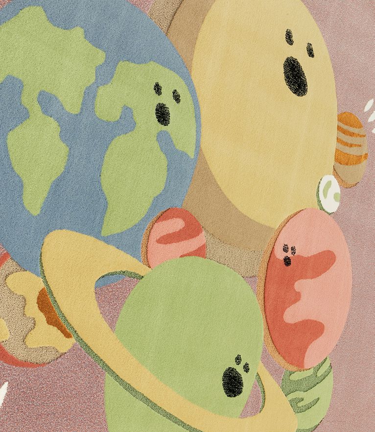 Круглый коврик IV Planets RUG'SOCIETY Kids 275_868 - Вид №1