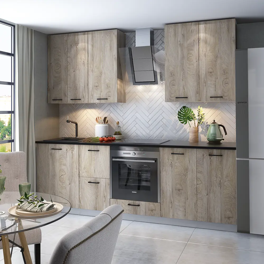 Фасад кухонного шкафа Зея 44.7x214.1 см KONSENSA ЛДСП цвет коричневый STLM-2185714 - Вид №11