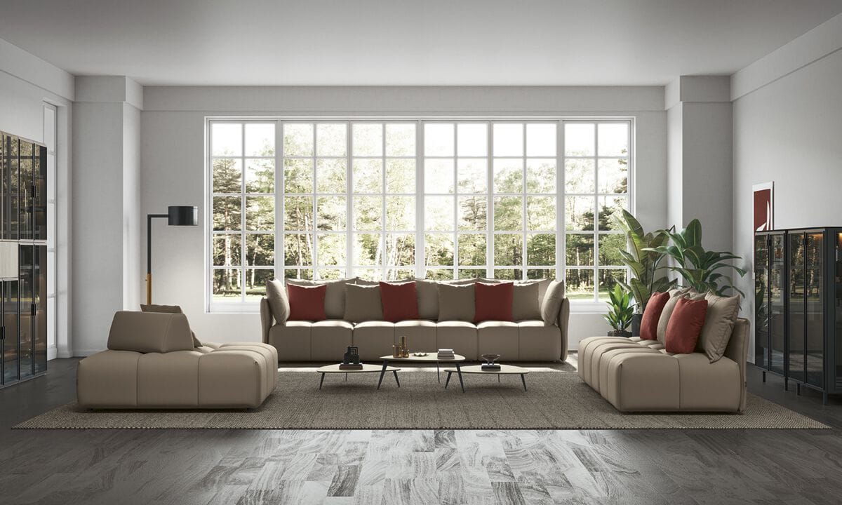 Модульный тканевый диван Febal Casa подпись ARCH-00035877 - Вид №16