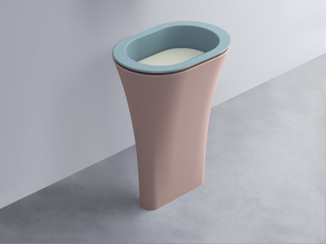 AMLA65-PL+AMPILO-PM+AMCOLO-CP Раковина Amedeo Ovale отдельностоящая cielo Enjoy + Amedeo Ceramica Cielo