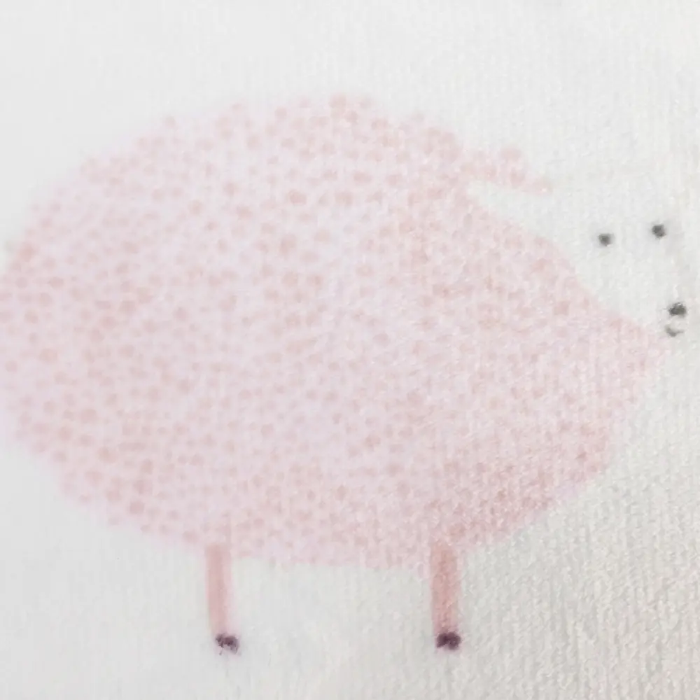 Плед «Овечки» 140x200 см фланель цвет розовый BELEZZA STLM-2171996 - Вид №2